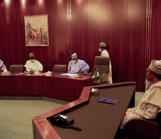 Video: Progressive Governors visit Buhari as Oshiomhole NWC jettisons court action