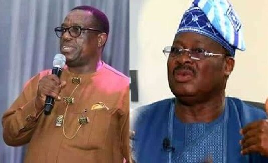 Rumble in APC: Ajimobi and Giadom battle for Oshiomhole’s seat