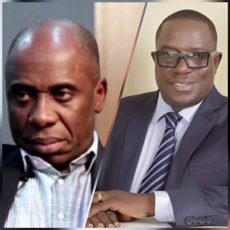 Rotimi Amaechi and Victor Giadom