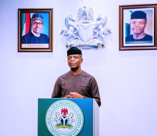 I never requested N4b from Magu – VP Osinbajo refutes