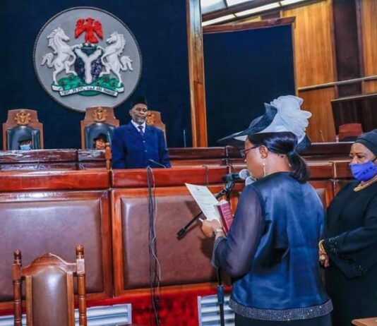 Justice Dongban-Mensem sworn-in as substantive President of Appeal Court