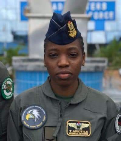 Buhari, Aisha mourn first female NAF combat helicopter pilot, Tolulope Arotile