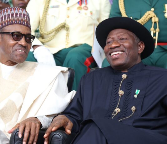 Photos: President Buhari names Agbor Train Station after ex-President Jonathan