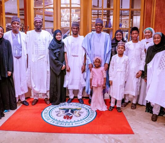In Pictures: President Buhari’s Sallah celebration