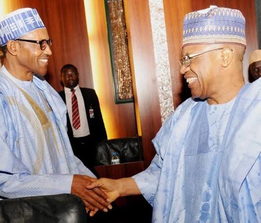 President Buhari Celebrates Ex-Nigerian Head of State, Babangida at 79