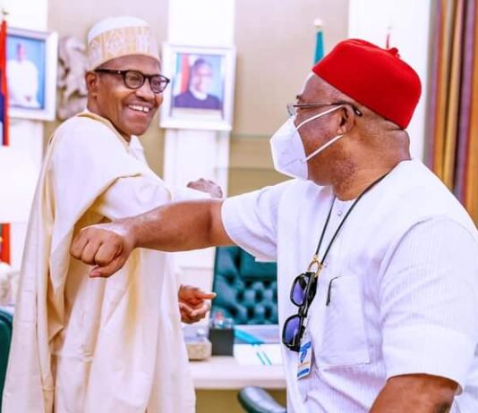 Uzodimma in Aso Rock, Speaks on 2023 General Elections