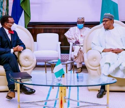 Adesina Visits Buhari, Describes Him as His Defender-in-Chief