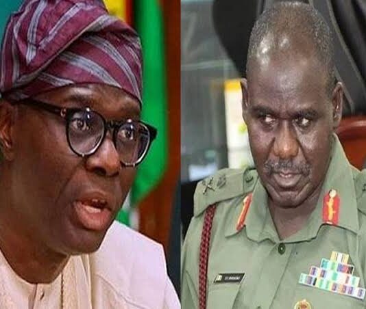 #EndSARS: You Invited Soldiers after Imposing 24-hour Curfew, Nigerian Army Counters Sanwo-Olu
