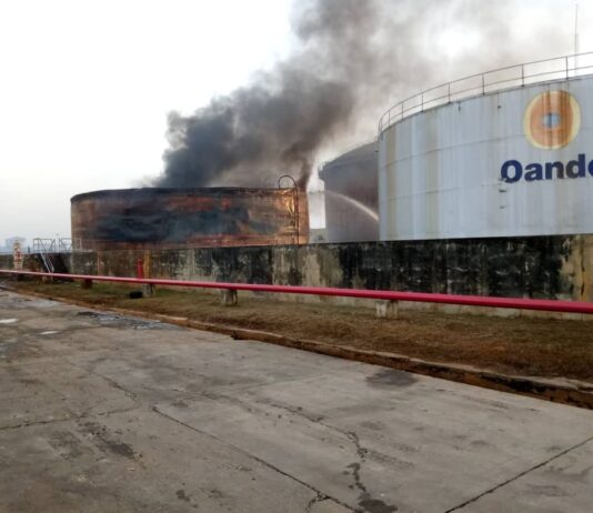 Inferno on Oando Tank Farm Finally Put Out in Lagos