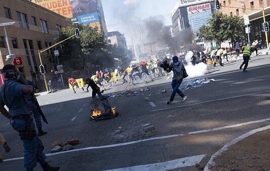 One person has died in South Africa student protest
