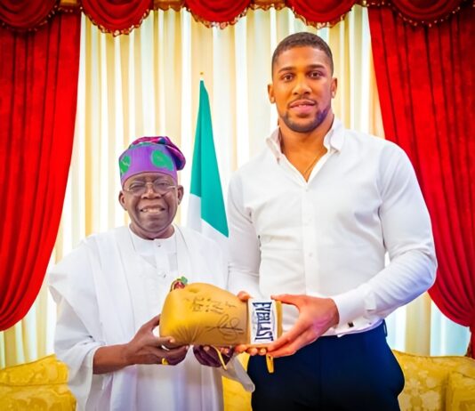 Tinubu Reaches Anthony Joshua After Ogun Crash, Extends Condolences