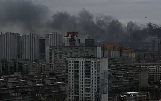 Russia unleashes huge drone-and-missile barrage on Ukraine as diplomacy accelerates