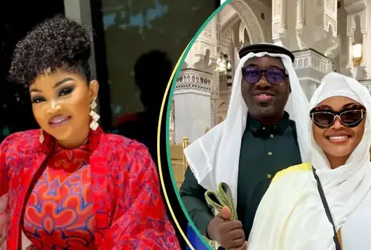 Mercy Aigbe Sparks Social Media Frenzy with On-Stage Kiss