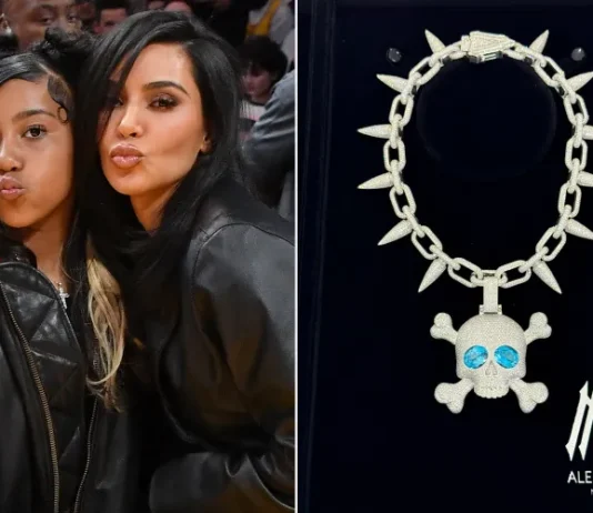 Kim Kardashian Gifts North West $106 Carat Diamond Skull Necklace