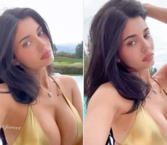 Kylie Jenner’s gold-bikini New Year Stories light up the style cycle again