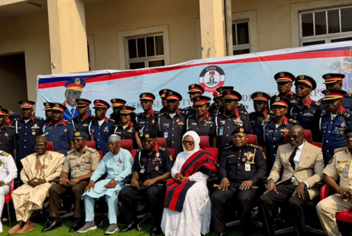 Interior Minister Decorates 133 Newly Promoted NSCDC Commandants