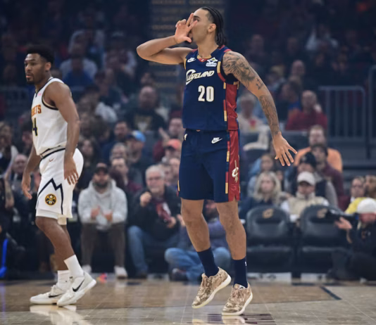 Donovan Mitchell’s 33-point night powers Cavs past Nuggets as NBA chatter heats up