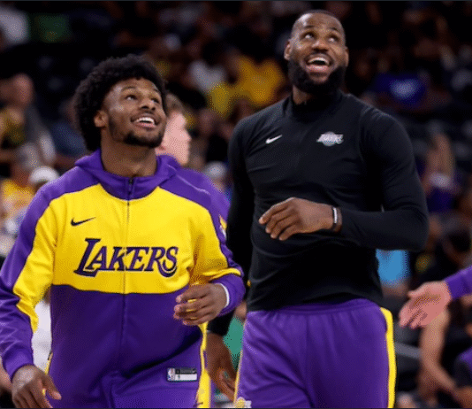 LeBron and Bronny James Share Historic NBA Moment