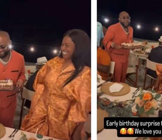 Davido shares ‘Mama Chi’ early birthday surprise on Caribbean vacation