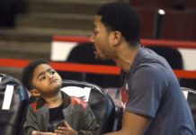 Derrick Rose’s Son P.J. Melts Hearts at Chicago Jersey Retirement