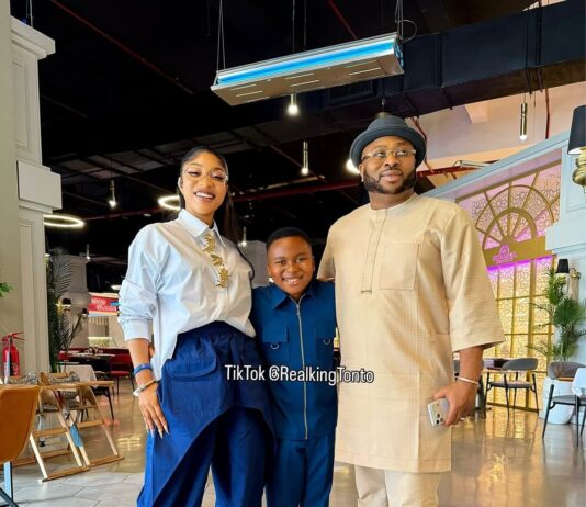 Tonto Dikeh Ends Decade-Long Feud, Reunites Son with Father Olakunle Churchill