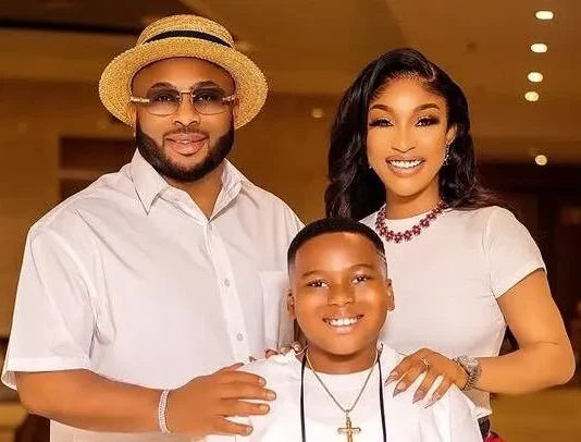 Tonto Dikeh Reunited with Ex-Husband Churchill for Son’s 10th Birthday