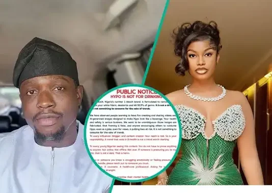 Bleach Trend Backlash: Hypo Issues Stern Warning to Nigerian Content Creators