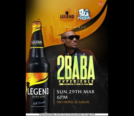 2Baba Marks Quarter-Century Milestone with Star-Studded Lagos Concert