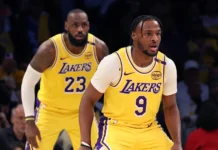LeBron James and Son Bronny Make History in Emotional NBA Playoff Opener**