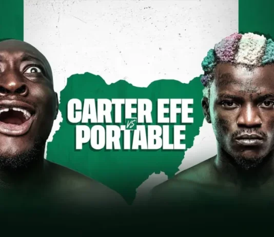 Carter Efe Defeats Portable in Celebrity Boxing Showdown