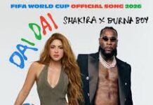 Global Stage Awaits: Burna Boy Joins Shakira on Official 2026 FIFA World Cup Anthem