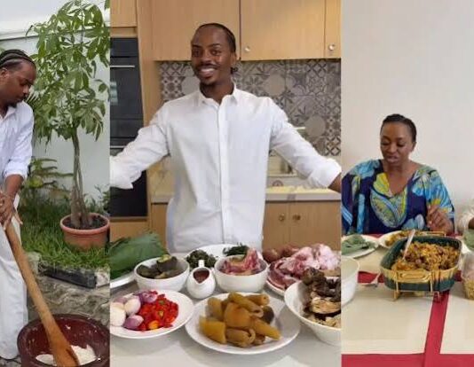 Content Creator Enioluwa Surprises Kate Henshaw with Homemade Meal