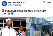 Afrobeats Singer FOLA Surprises Mother with New Automobile